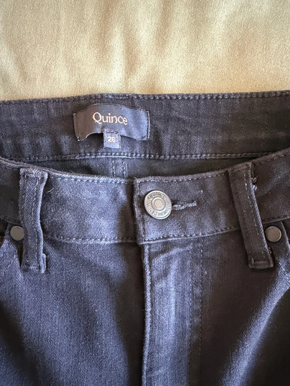{QUINCE} Bella Straight-Leg Jeans 26x26 - Picture 10 of 12